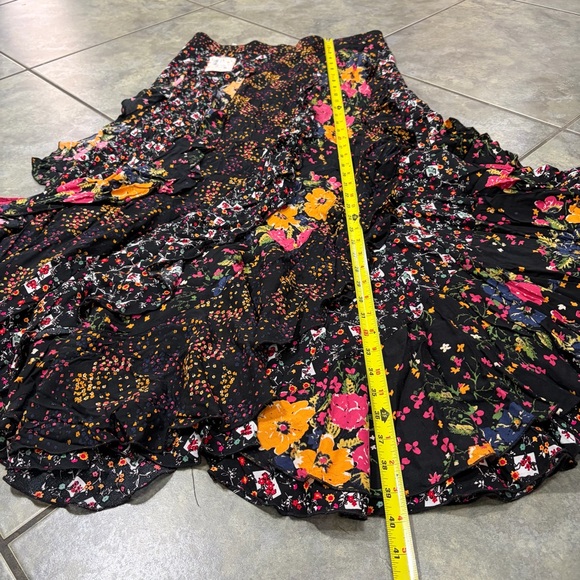 NWTfree people forever flirt Maxi skirt Sz 12 Boho Cottagecore Grunge Whimsigoth - Picture 12 of 12